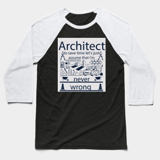 architect Baseball T-Shirt